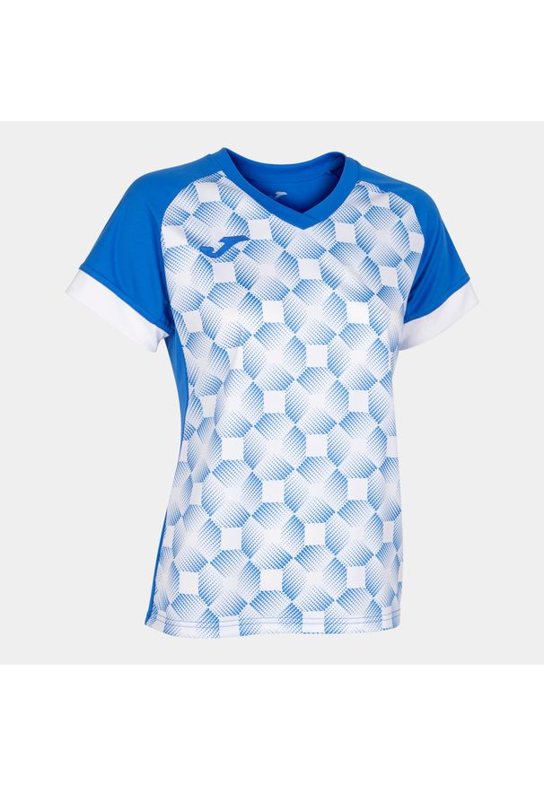 Koszulka do piłki nożnej damska Joma Supernova III. Kolor: wielokolorowy, niebieski, biały. Sport: piłka nożna