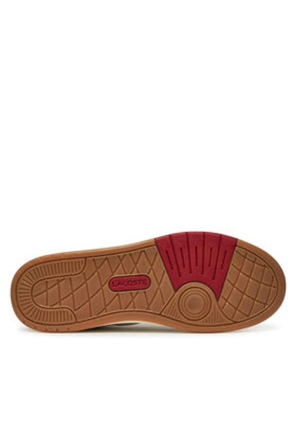 Lacoste Sneakersy 7-48SMA0103 Écru. Materiał: skóra