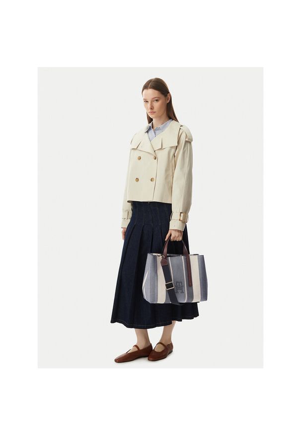TOMMY HILFIGER - Torebka Tommy Hilfiger. Kolor: niebieski