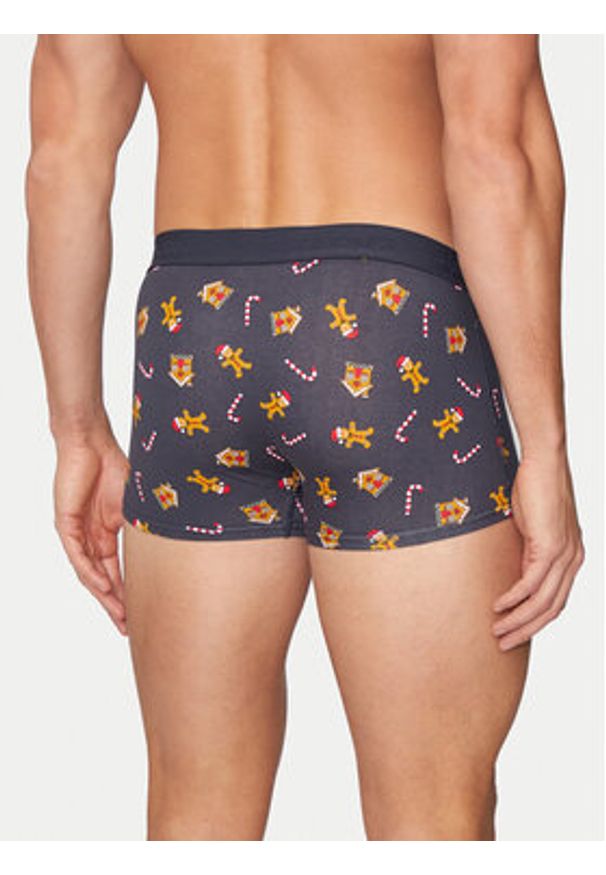 Jack & Jones - Jack&Jones Komplet 5 par bokserek Xmas 12266614 Kolorowy. Materiał: bawełna. Wzór: kolorowy
