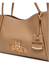 Love Moschino - LOVE MOSCHINO Torebka JC4334PP0LKO0106 Beżowy. Kolor: beżowy. Materiał: skórzane #3