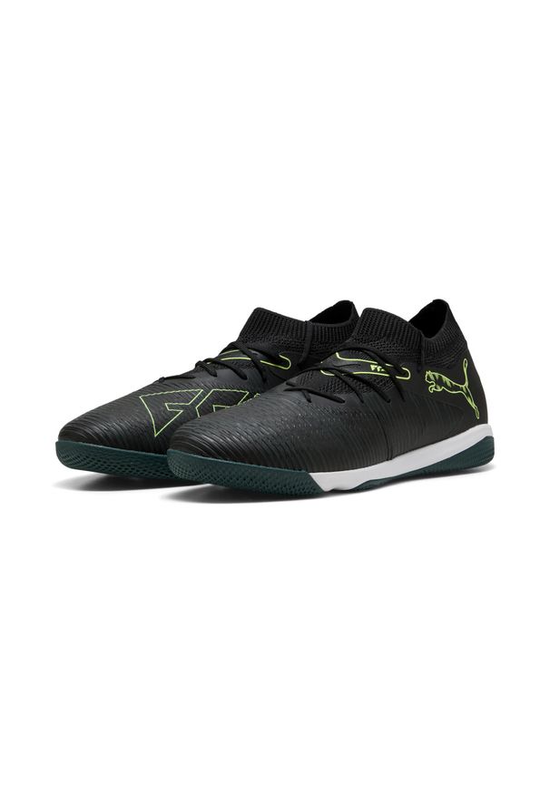 Puma - Halowe buty piłkarskie unisex FUTURE 8 MATCH PUMA. Kolor: czarny, zielony, wielokolorowy, żółty. Sport: piłka nożna