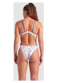 Damski kostium kąpielowy 1-częściowy Arena Confetti Tec. Kolor: wielokolorowy, niebieski, biały #2