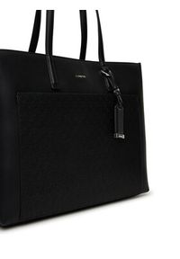 Calvin Klein Torebka Ck Must Aop Medium Shopper W/Poc LV04F3225G Czarny. Kolor: czarny. Materiał: skórzane #3