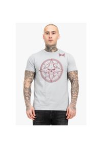 TAPOUT - T-shirt regularny Tapout Skrape. Kolor: szary, czarny, czerwony, wielokolorowy #1