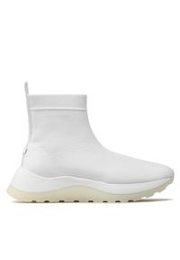 Calvin Klein Sneakersy 2 Piece Sole Sock Boot-Knit HW0HW01338 Biały. Kolor: biały. Materiał: materiał #1