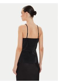 Morgan Top 241-BAMBE Czarny Regular Fit. Kolor: czarny. Materiał: syntetyk #2