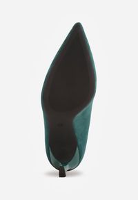 Renee - Zielone Szpilki Vices z Ozdobnymi Paskami Tamorniel. Okazja: do pracy. Zapięcie: pasek. Kolor: zielony. Obcas: na szpilce. Styl: elegancki, wizytowy #5