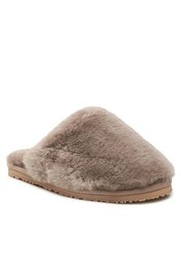 Mou Kapcie Closed Toe Sheepskin Fur Slippper FW161000L Beżowy. Kolor: beżowy. Materiał: skóra #5