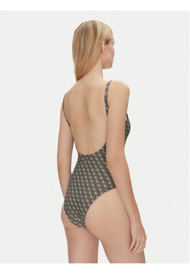 Guess Strój kąpielowy E5GJ45 KCRL2 Zielony. Kolor: zielony. Materiał: syntetyk