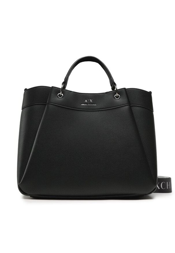 Armani Exchange Torebka 942910 CC783 00020 Czarny. Kolor: czarny. Materiał: skórzane