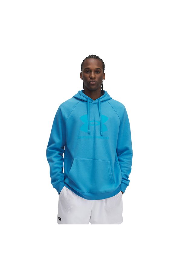 Bluza męska Under Armour Rival Fleece Logo HD. Kolor: niebieski