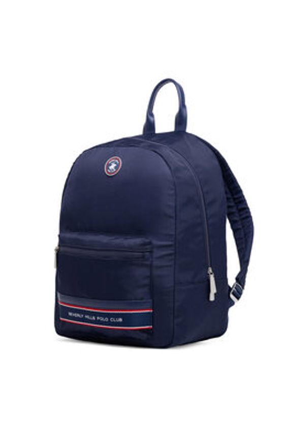 Beverly Hills Polo Club Plecak BHPC-M-007-CCC-05 Granatowy. Kolor: niebieski. Materiał: poliester