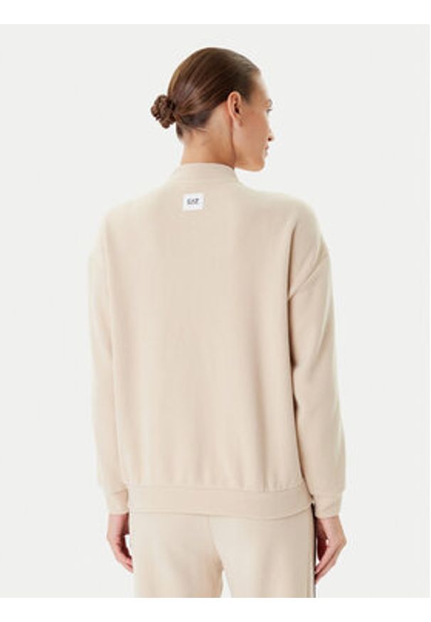 EA7 Emporio Armani Bluza 7W000566 AF15528 U1046 Beżowy Relaxed Fit. Kolor: beżowy. Materiał: bawełna