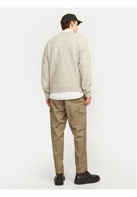 Jack & Jones - Jack&Jones Spodnie materiałowe Bill 12247358 Brązowy Tapered Fit. Kolor: brązowy. Materiał: syntetyk #6
