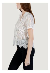 Morgan Koszula 261-DLILA Biały Regular Fit. Kolor: biały. Materiał: bawełna #4