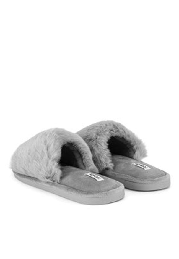 DeeZee Kapcie MU-SL-DZ01 Szary. Kolor: szary. Materiał: materiał