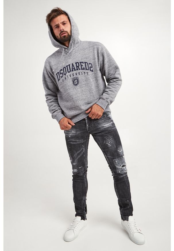 Bluza męska z kapturem DSQUARED2. Typ kołnierza: kaptur