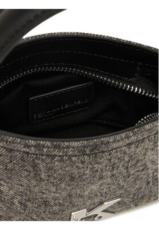 Karl Lagerfeld Jeans Torebka B1W30190 Czarny. Kolor: czarny. Materiał: skórzane