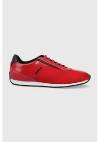 Hugo - HUGO sneakersy Cyden kolor czerwony. Nosek buta: okrągły. Zapięcie: sznurówki. Kolor: czerwony. Materiał: guma