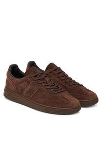 Polo Ralph Lauren Sneakersy Bedford 804975536004 Brązowy. Kolor: brązowy. Materiał: zamsz, skóra #4