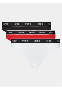 Hugo - HUGO Komplet stringów Triplet Thong 50480150 Kolorowy. Materiał: bawełna. Wzór: kolorowy #1