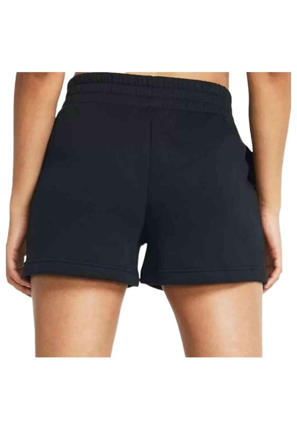 Spodenki treningowe damskie Under Armour Rival Fleece. Kolor: czarny. Sport: fitness