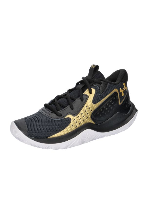 Buty do koszykówki Under Armour Jet '23. Kolor: wielokolorowy, żółty, czarny. Sport: koszykówka