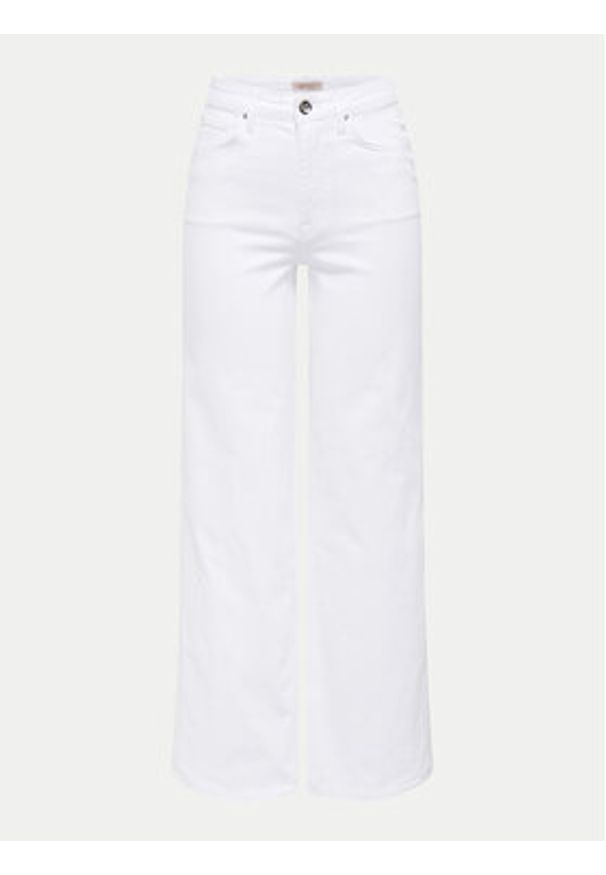 only - ONLY Jeansy Madison 15310632 Biały Wide Leg. Kolor: biały
