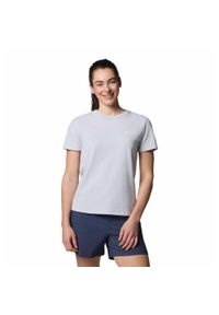columbia - Koszulka damska Columbia Sun Trek Short Sleeve II Tee z krótkim rękawem. Kolor: szary. Długość rękawa: krótki rękaw. Długość: krótkie