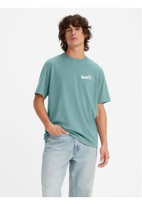 Levi's® T-Shirt Poster Chest Pastel 161430744 Niebieski Loose Fit. Kolor: niebieski