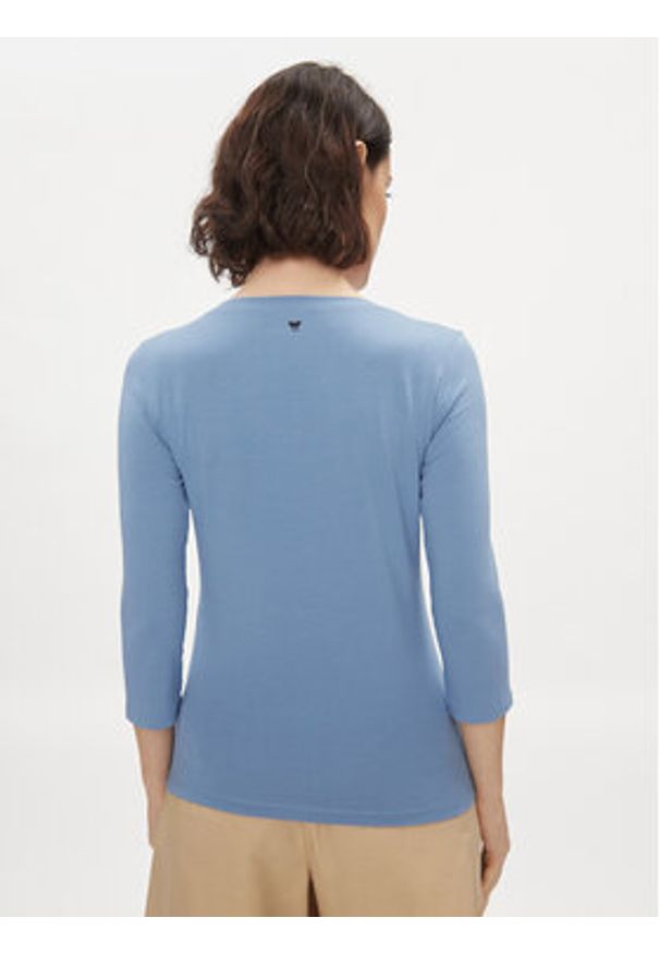 Weekend Max Mara Bluzka Multia 2415971031 Niebieski Regular Fit. Kolor: niebieski. Materiał: bawełna