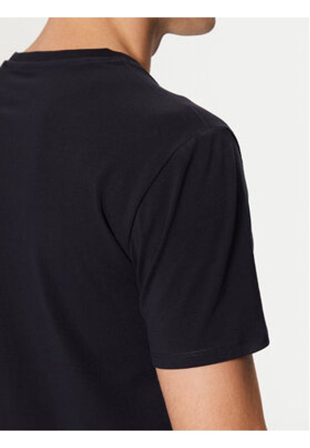 Guess T-Shirt M2YI32 J1314 Granatowy Slim Fit. Kolor: niebieski. Materiał: bawełna