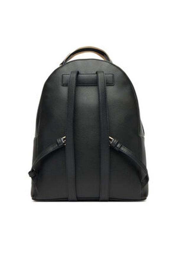 TOMMY HILFIGER - Tommy Hilfiger Plecak Th Logotape Backpack AW0AW17471 Czarny. Kolor: czarny. Materiał: skóra