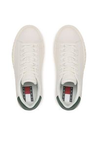Tommy Jeans Sneakersy Leather Outsole EM0EM01213 Écru. Materiał: skóra #5