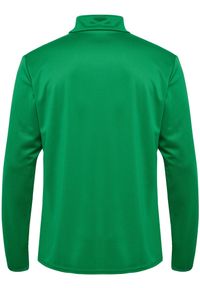 Bluza dresowa 1/2 zip Hummel Essential. Kolor: zielony. Materiał: dresówka. Sport: fitness #2
