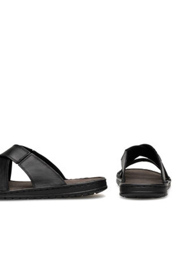 Lasocki Klapki BLOMEN-05 MI25 Czarny. Kolor: czarny. Materiał: skóra