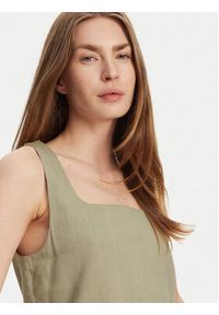 Marella Top Terni 2513161055 Zielony Regular Fit. Kolor: zielony. Materiał: wiskoza #4