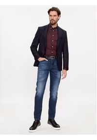 BOSS - Boss Jeansy Taber 50501066 Granatowy Tapered Fit. Kolor: niebieski