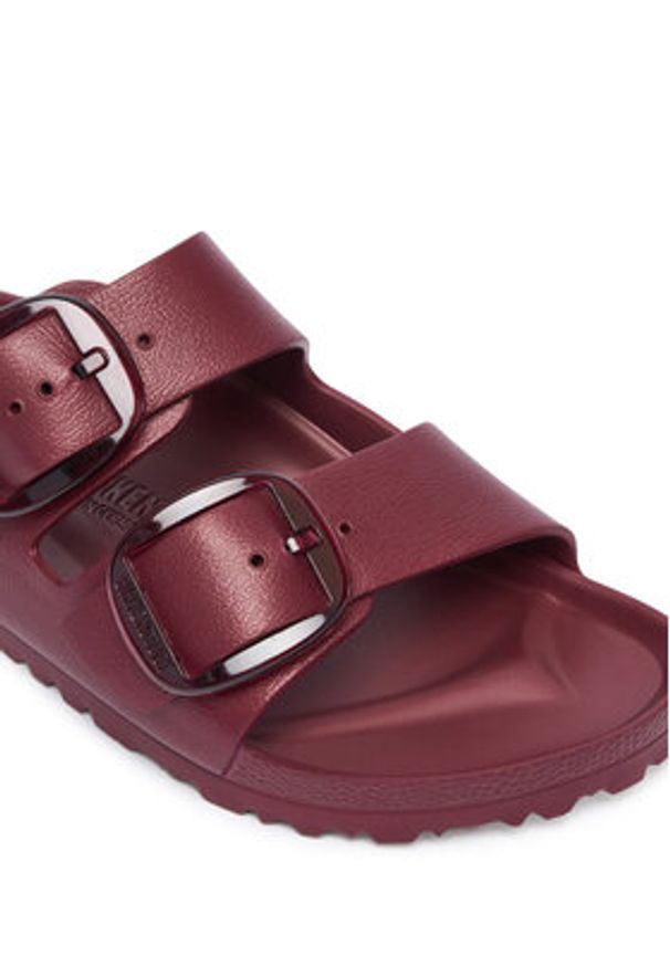 Birkenstock Klapki Arizona Big Buckle 1033115 Bordowy. Kolor: czerwony. Materiał: syntetyk