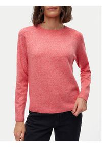 Vero Moda Sweter Doffy 10201022 Czerwony Regular Fit. Kolor: czerwony. Materiał: syntetyk