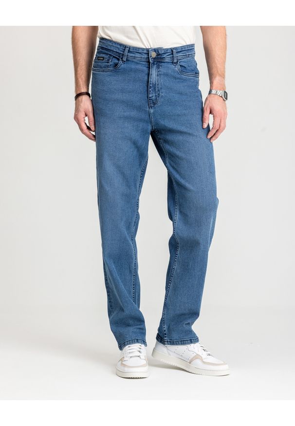 MARCUS - Męskie Spodnie Jeansowe Marcus Jason 2177 Jeans Dry Blue Wash 14-200320