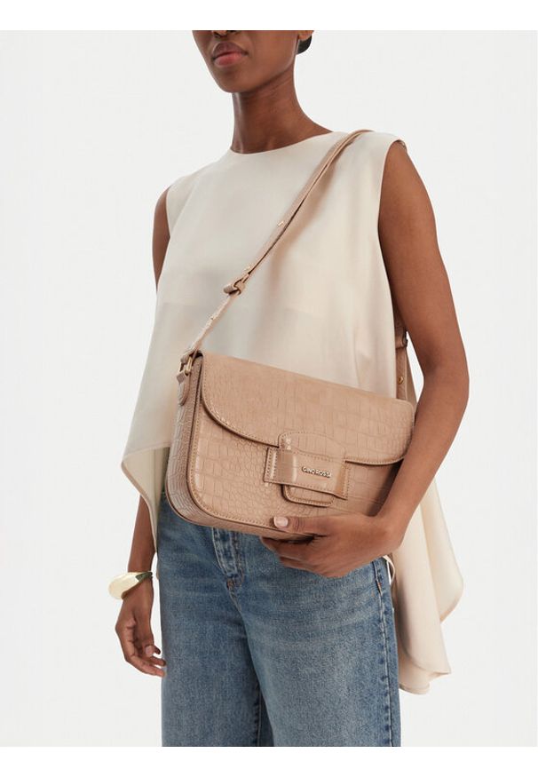 Gino Rossi - GINO ROSSI Torebka EO-LDA9024 Beżowy. Kolor: beżowy