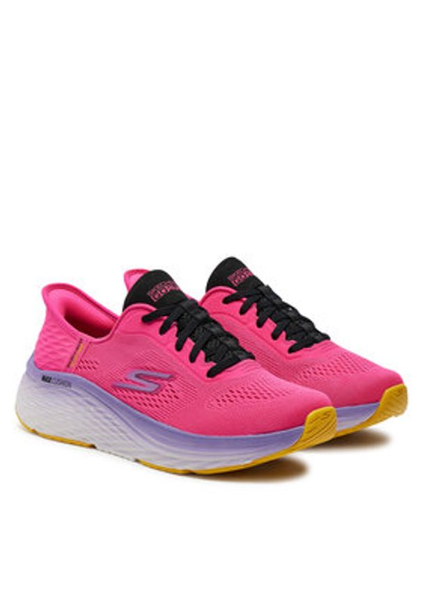 skechers - Skechers Buty do biegania Max Cushioning Elite 2.0 129626/RAS Różowy. Kolor: różowy. Materiał: mesh, materiał