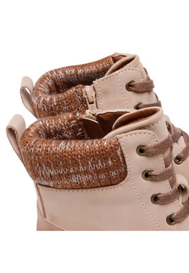 Clara Barson Trapery WS2911-03 Beżowy. Kolor: beżowy. Materiał: skóra