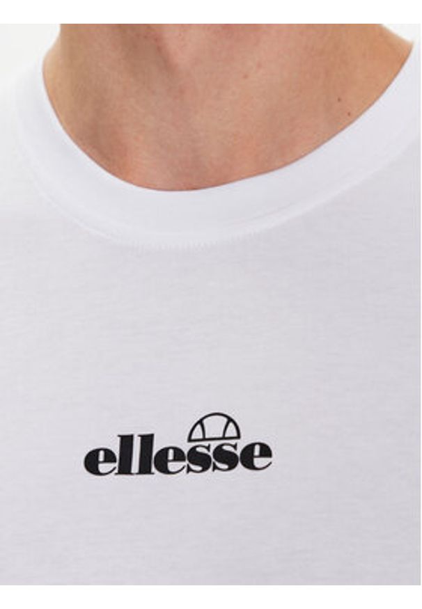 Ellesse T-Shirt Ollio SHP16463 Biały Regular Fit. Kolor: biały. Materiał: bawełna