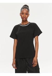 Pinko T-Shirt 103338 A1RP Czarny Regular Fit. Kolor: czarny. Materiał: bawełna #1