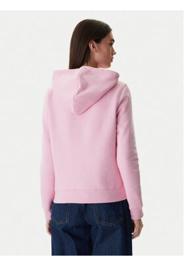 Guess Jeans Bluza W4YQ04 KC811 Różowy Regular Fit. Kolor: różowy. Materiał: bawełna
