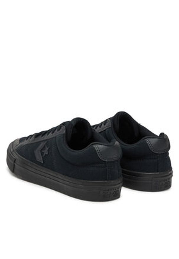 Converse Sneakersy Sport Casual Monochrome A12332C Czarny. Okazja: na co dzień. Kolor: czarny. Materiał: materiał