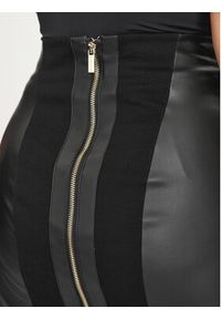Marciano Guess Spódnica skórzana 4YGD06 7159A Czarny Slim Fit. Kolor: czarny. Materiał: syntetyk #2